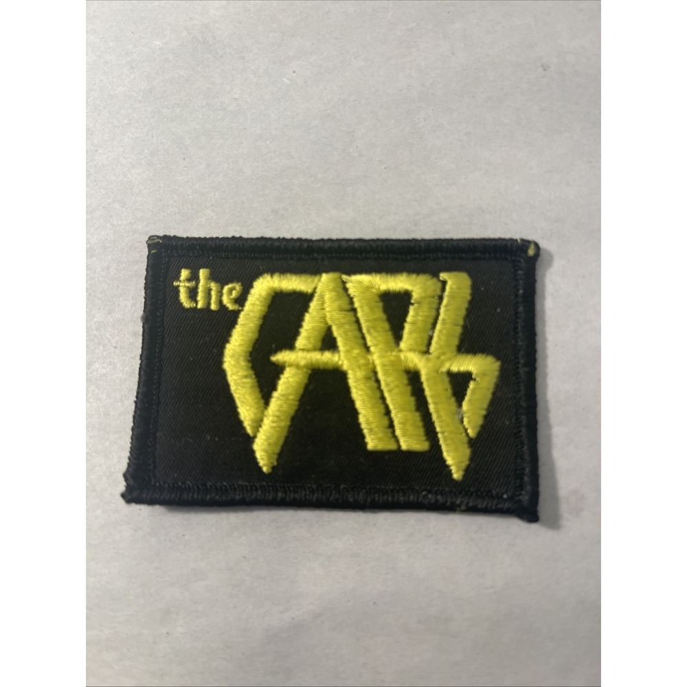 The Cars Rock Band Yellow and Black Embroidered Patch Vintage
